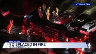 Four displaced in Germantown fire