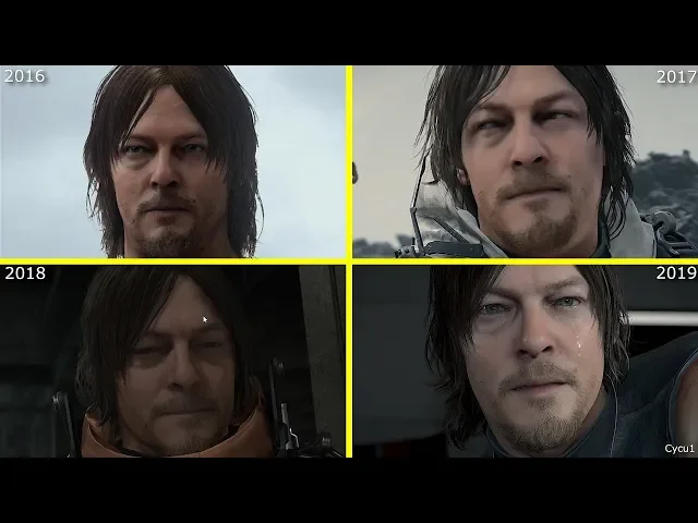 Death Stranding 2016 vs 2017 vs 2018 vs 2019 Early Graphics Comparison