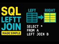 SQL LEFT JOIN Explained in Under 1 Minute Beginner Tutorial