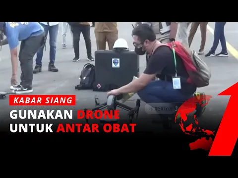 Pemkot Makassar Manfaatkan Drone Guna Antar Obat Ke Nakes di Kapal Isolasi Apung
