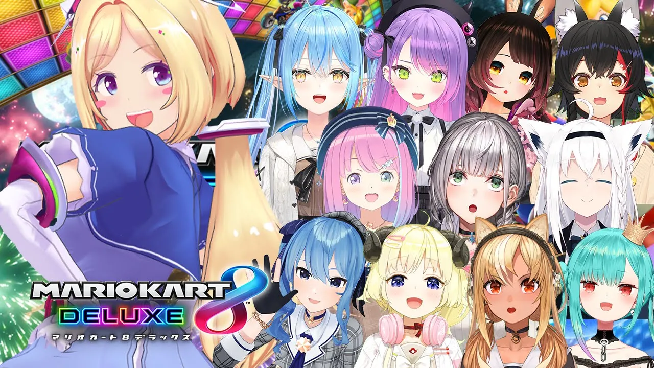 【マリオカート8DX】#ゆるホロチームカート 補助輪つけない！【アキロゼ/ホロライブ】