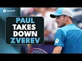 Tommy Pauls Takes Down Top Seed Alexander Zverev Cincinnati 2026 Highlights