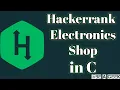 Electronics shop hackerrank solution in c be a geek Hindi
