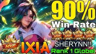 90% Win Rate Ixia Deadly Marksman - Top 1 Global Ixia by SHERYNN!! - Mobile Legends