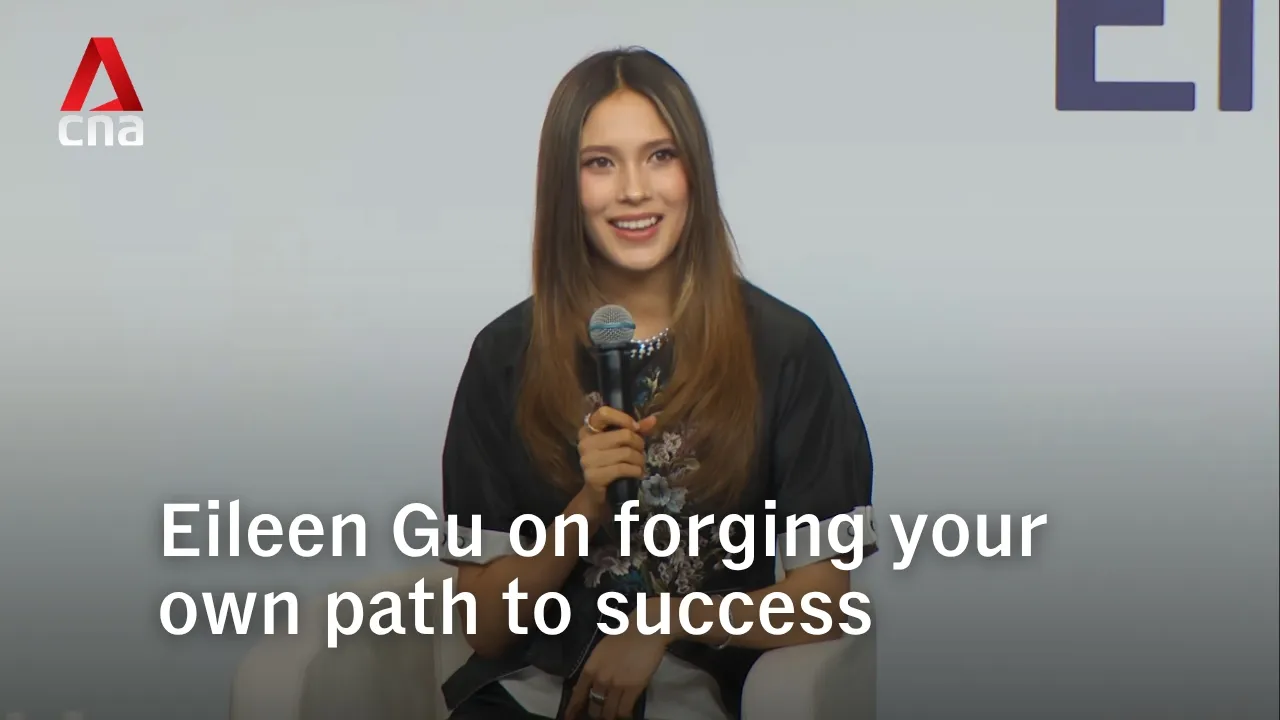 'Be your own fish': Eileen Gu speaks at Singapore Management University women leadership event