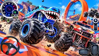 Hot Wheels Monster Trucks Stunt Mayhem - Car Extreme Mega Ramp Impossible Racing - PC GamePlay #10