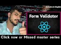 React Form Validation Made Easy useState Custom Logic