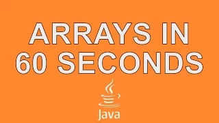 Learn Arrays in 60 Seconds