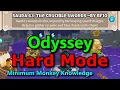 BTD6 Odyssey Hard Mode - Minimum Monkey Knowledge Sauda 64 The Crucible Swords tutorial guide