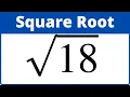 Square root of 18