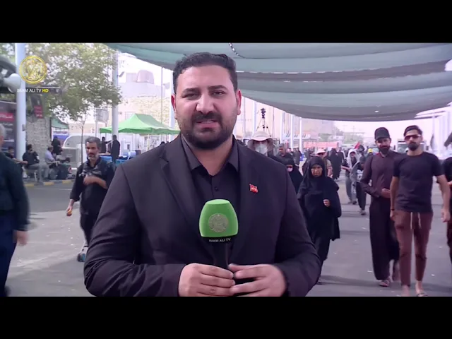 ⁣خطوة للحسين (عليه السلام) | التشكيلي محسن غريب | احمد عبد الكريم العوادي