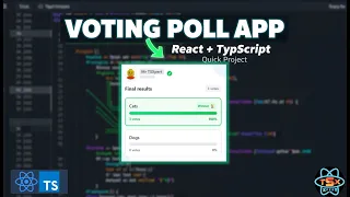 React Voting Poll App Tutorial TypeScript Tailwind