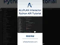ALLPLAN interactor Python API - Tutorials by ALLTO