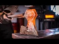 I Forged a Bearded Viking Axe with ONLY Hand Tools