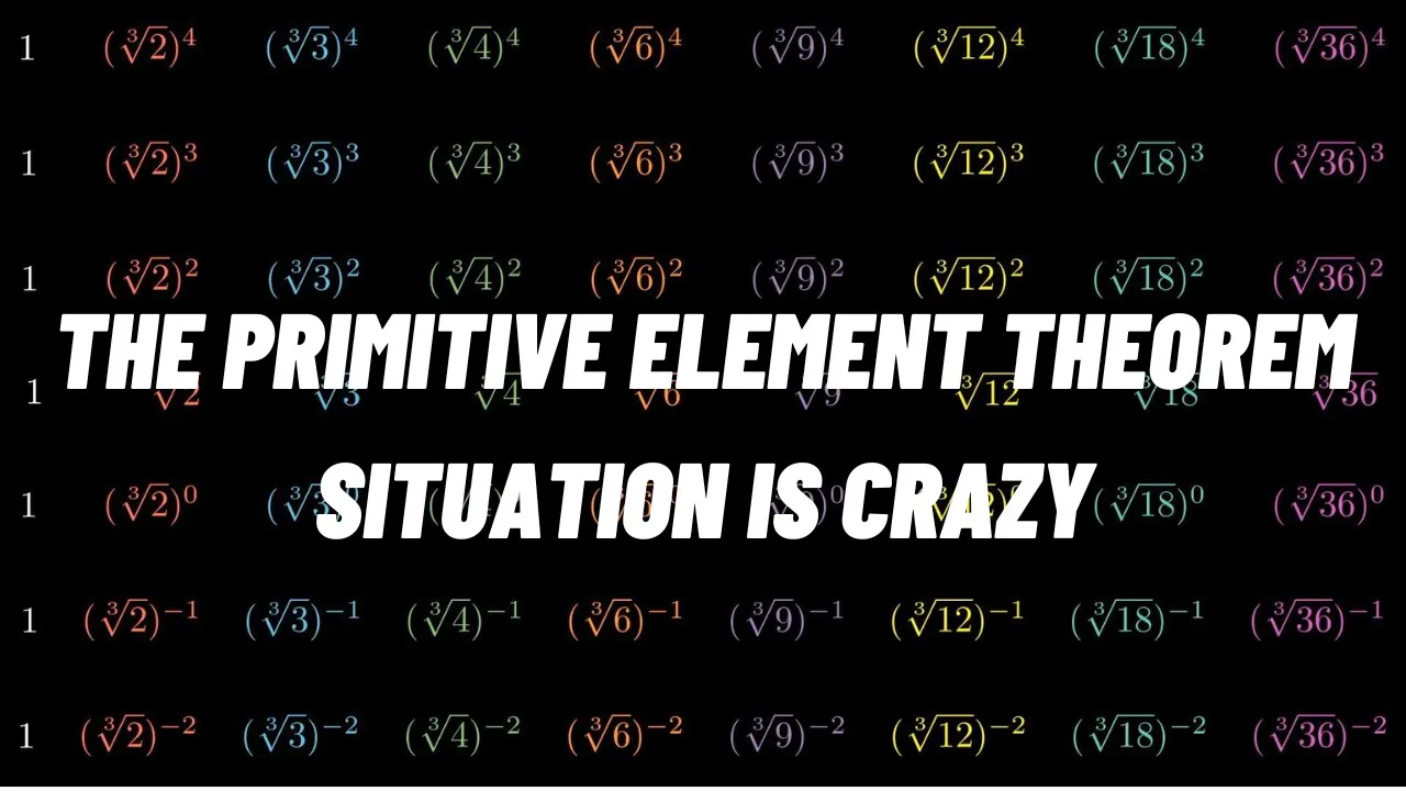 The Primitive Element Situation is Crazy