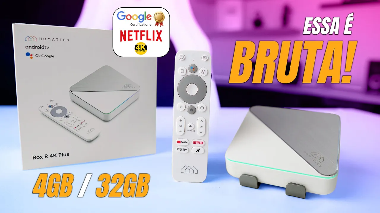 Esse TV BOX está em outro Patamar ???? Homatics Box R 4K Plus