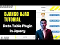 Data Table using Jquery and bootstrap 4 Django Ajax Tutorial