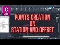 3 8 How to Create Points on Offset and Intervals with Civil 3d Point Creation Tools Measure Object