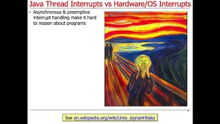 Managing the Java Thread Lifecycle Java Thread Interrupts vs Interrupts