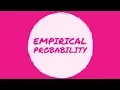 Empirical Probability
