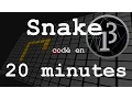 Coder un Snake en 20 minutes - Defi 1
