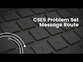 CSES Problem Set Message Route
