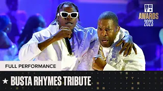 rah digga swizz beatz coi leray u0026 more pay tribute to busta rhymes bet awards 23