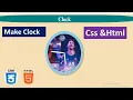 Clock pure Css Animation using Html Css full Animation Css Animation Code