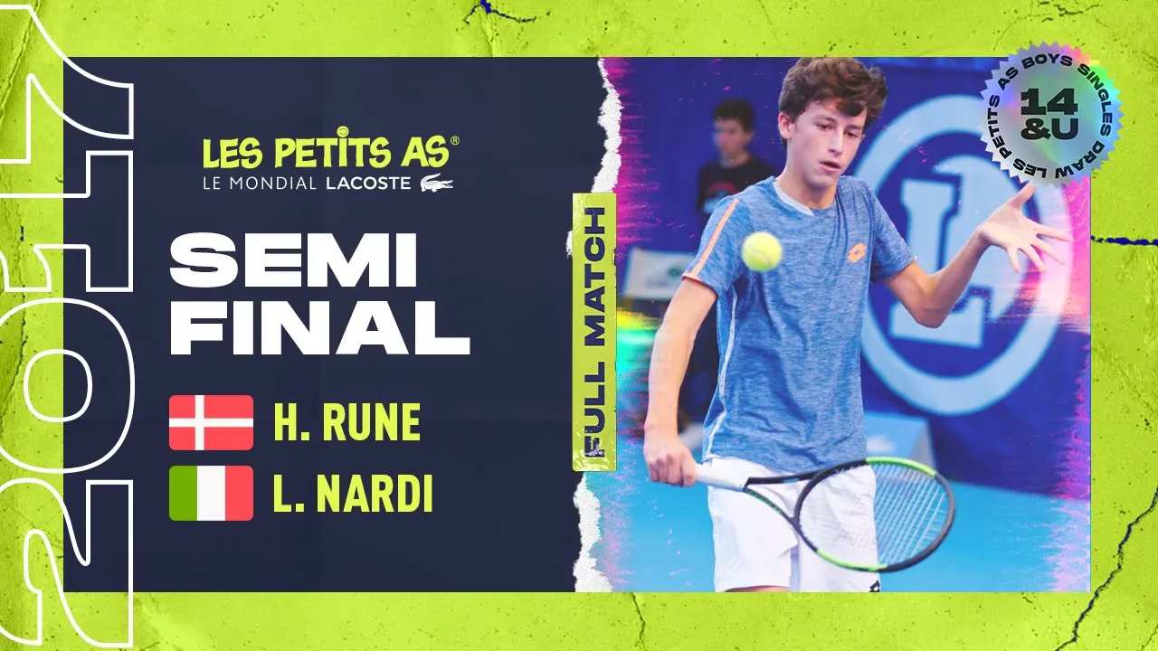 Les Petits As 2017 | Boys Semifinal | Holger Rune vs. Luca Nardi