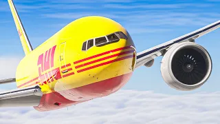 Boeing 777 DHL Waffle Transport | 777k Subscriber LIVE Special | MSFS 2024