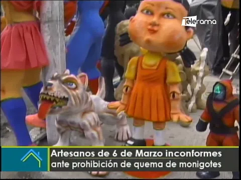 Artesanos de 6 de Marzo inconformes ante prohibiciones de quema de monigotes