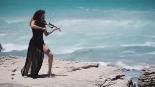 عندما تبدع الأنثى العزف على ألة الكمان بكل إحترافية تكون هذه النتيجة شاهذ لاتفوتك 