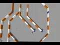 JACKAL robot simulation of Bug2 algorithm