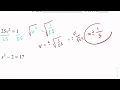 Kuta Tutorial quadratic equations with square roots