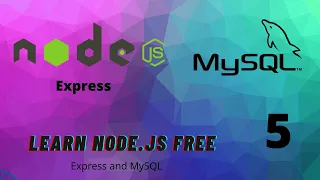 Node js Tutorial - MySQL connection and queries 5