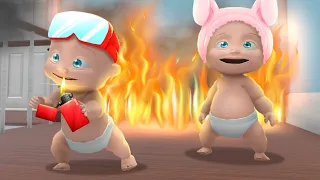 BEBÊ MINGUADO COLOCOU FOGO NA CASA 😂🍼 com JEREDY, BUNNY E LUA99 - Who's Your Daddy 2