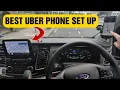 Best Uber in-car phone set up with Android Auto Apple CarPlay