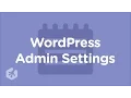 Learn about WordPress Admin Settings at Treehouse