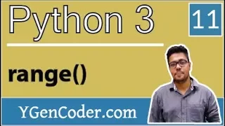 Python Tutorial Control flow - range built-in python function