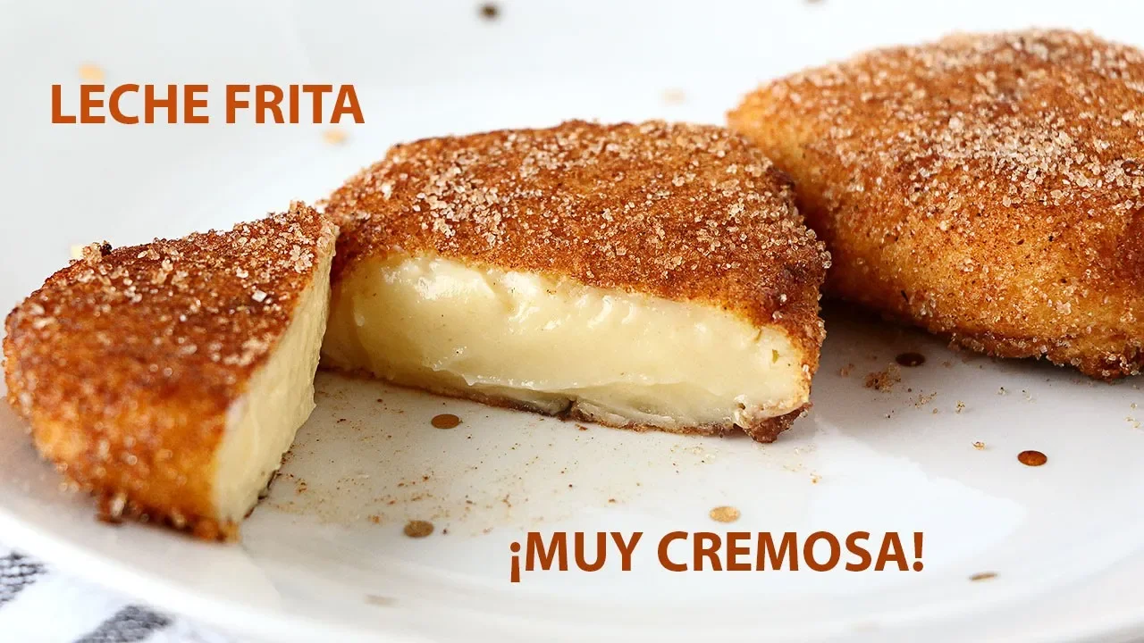 LECHE FRITA MUY CREMOSA UN POSTRE RICO Y FÁCIL DE HACER ‑ RECETAS DE POSTRES SIN HORNO