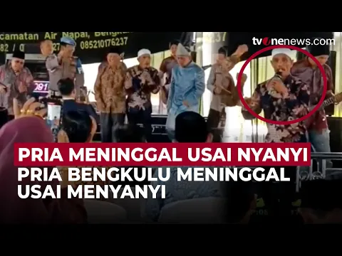 Viral! Pria Ini Meninggal Saat Asyik Menyanyi dan Joget di Acara Pernikahan