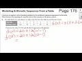 4 3 Modeling Arithmetic Sequences From a Table