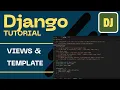 Django Tutorial Create views py Link URLs and Use HTML Templates HttpResponse vs Render