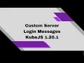 Custom Server Login Messages with KubeJS Minecraft 1 20 1 Forge