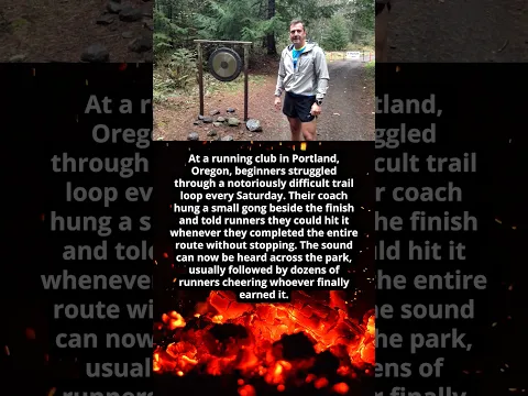 Why This Coach Put A Gong At The Finish Line 😂