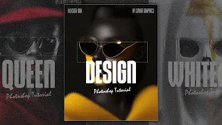 Glass Effect Poster Design Photoshop Tutorial for Beginners