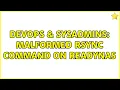 DevOps SysAdmins Malformed rsync command on ReadyNAS 2 Solutions