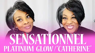 Sensationnel Bare Lace Platinum Glow Glueless 13x6 Lace Frontal Wig - CATHERINE EBONYLINE COM