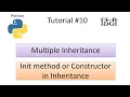 OOP in Python Multiple Inheritance init method in Inheritance class in Python in Hindi
