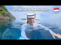 Lagu They left me alone in the ocean in Raja Ampat... 🇮🇩